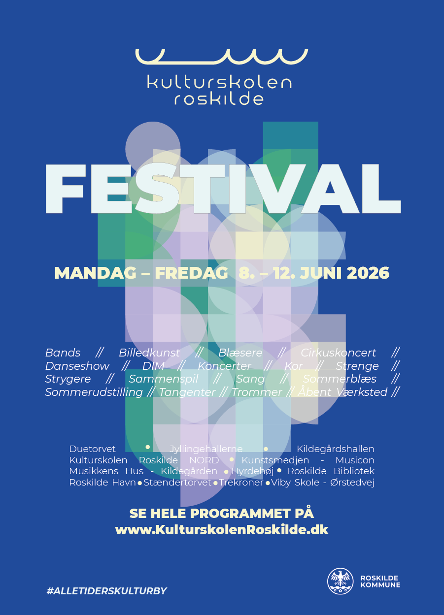 Kulturskolen Roskildes Festival 2026 fra den 8.-12. juni