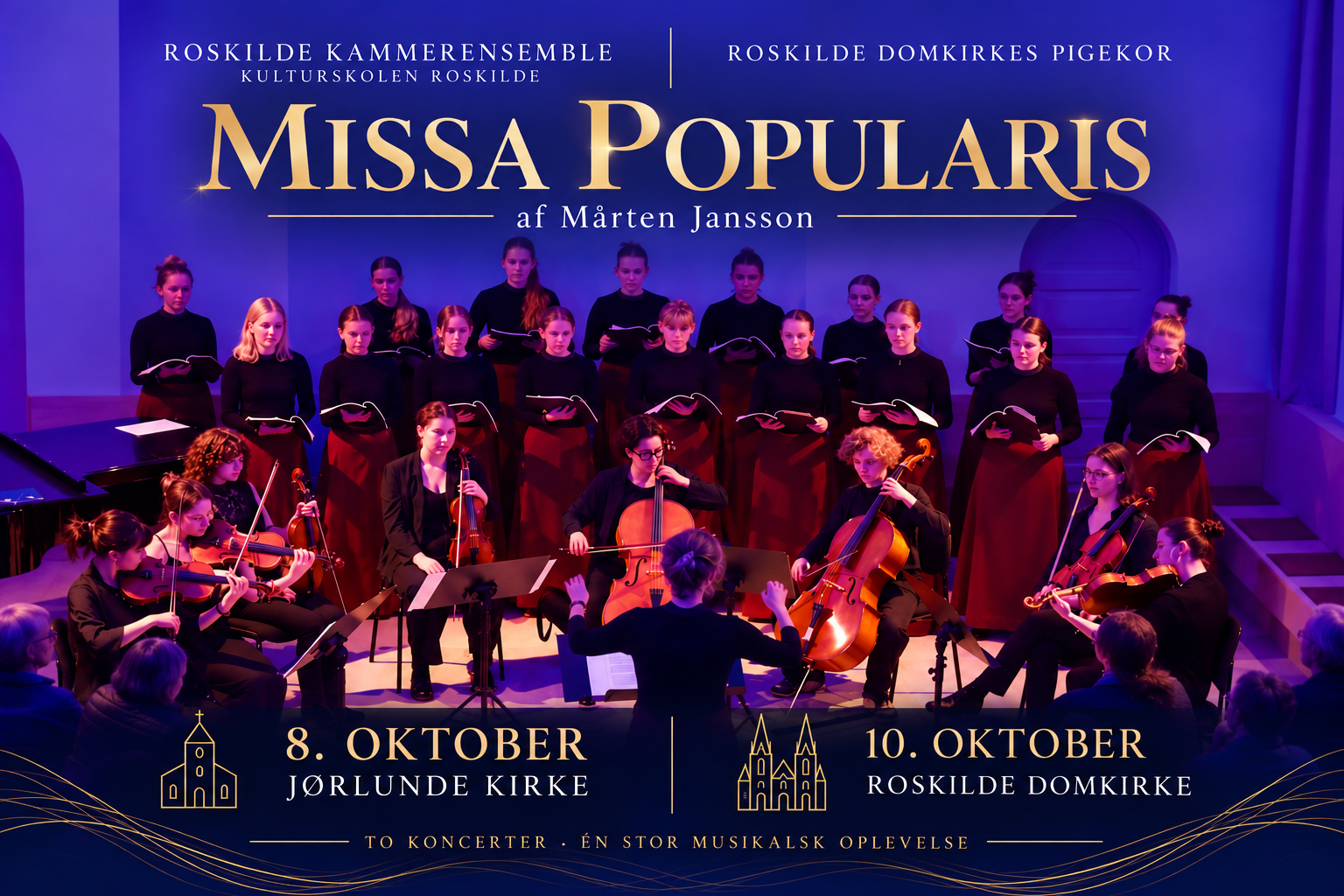 Missa Popularis - koncert med Roskilde Kammerensemble, Kulturskolen Roskilde og Roskilde Domkirkes Pigekor